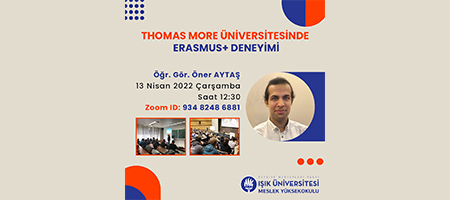 Thomas More Üniversitesinde Erasmus+ Deneyimi