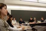 Işık students evaluating election results at Princeton University