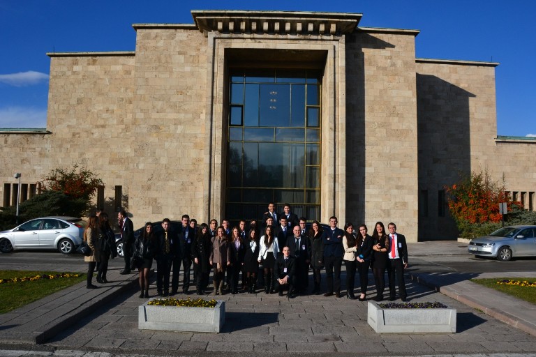 IRC club visited National Assembly, 2013-Ankara
