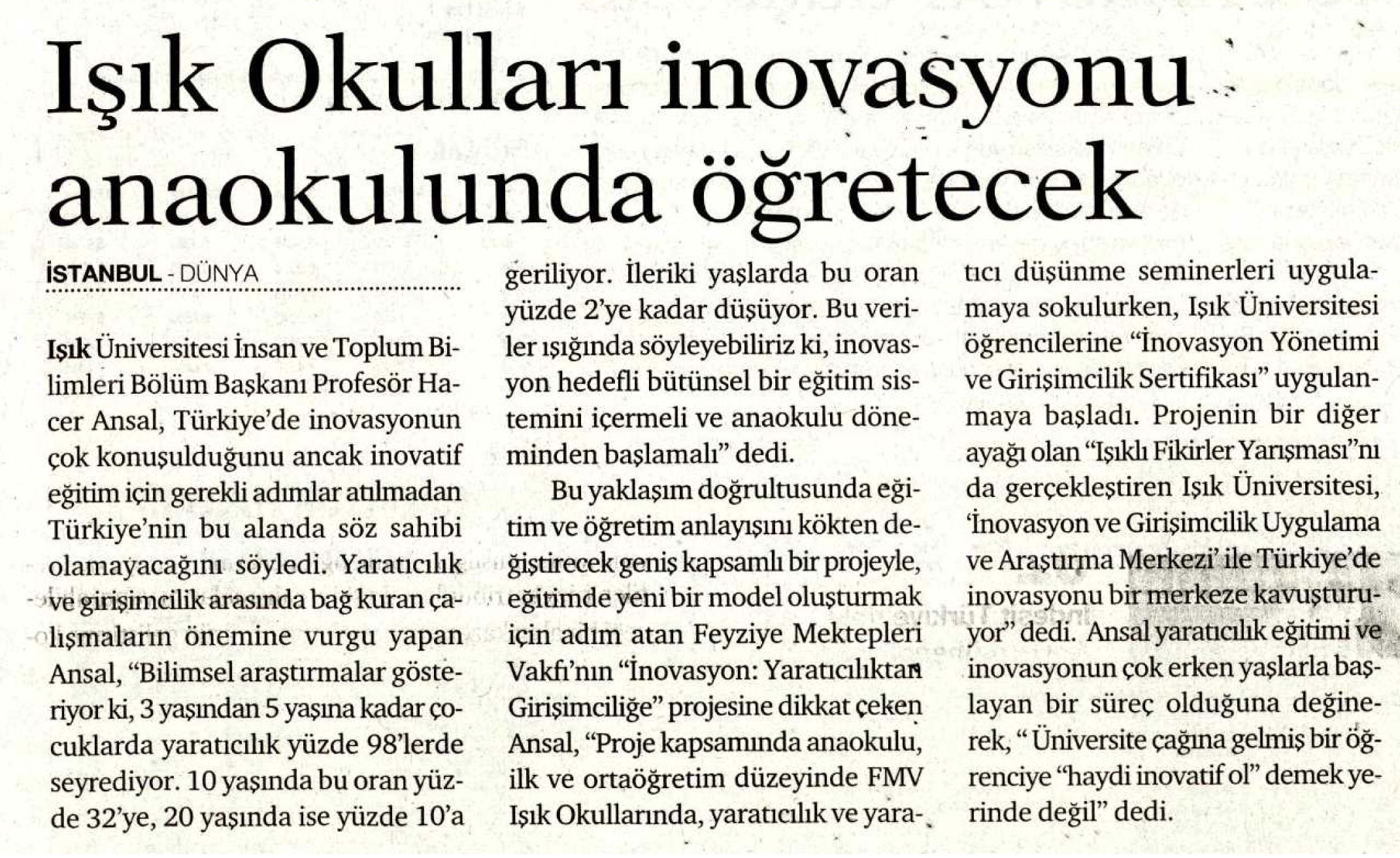 Dünya Gazetesi - 05.10.2012