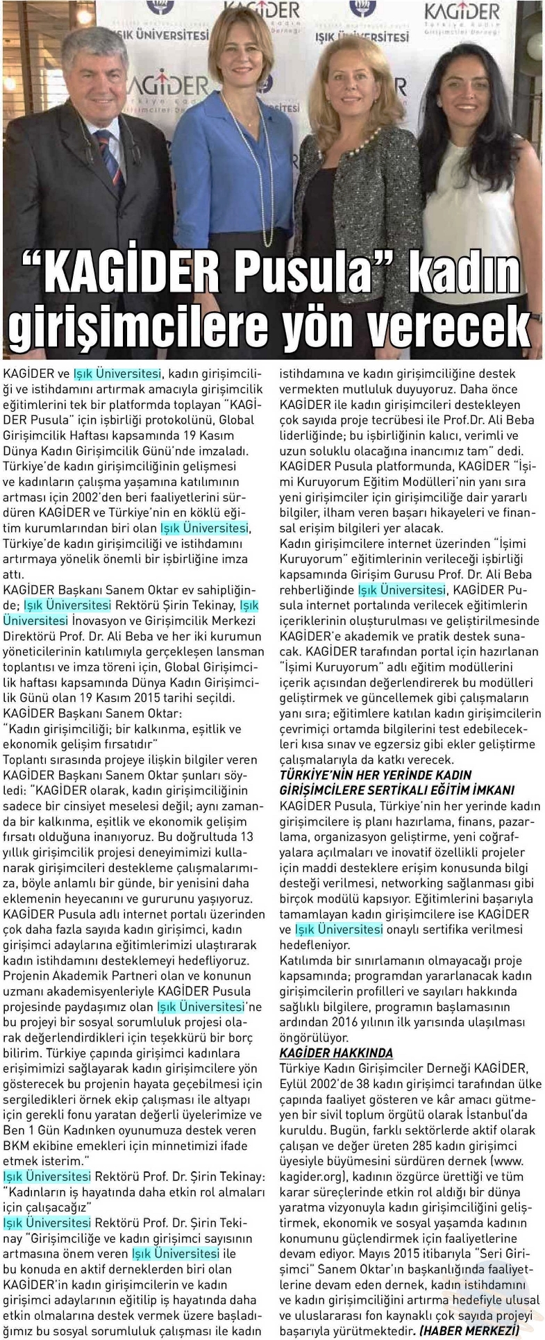 Aliağa Ekspres Gazetesi - 20.11.2015