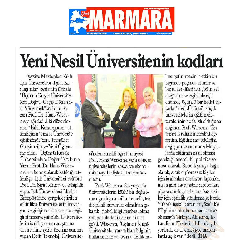 Yeni Marmara - 03.04.2016