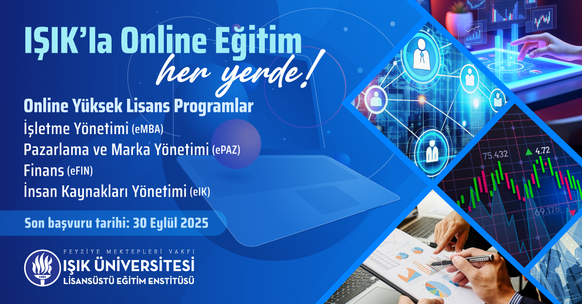 Işık Üniversitesi Online Yüksek Lisans Programlarına Başvurular Başladı!