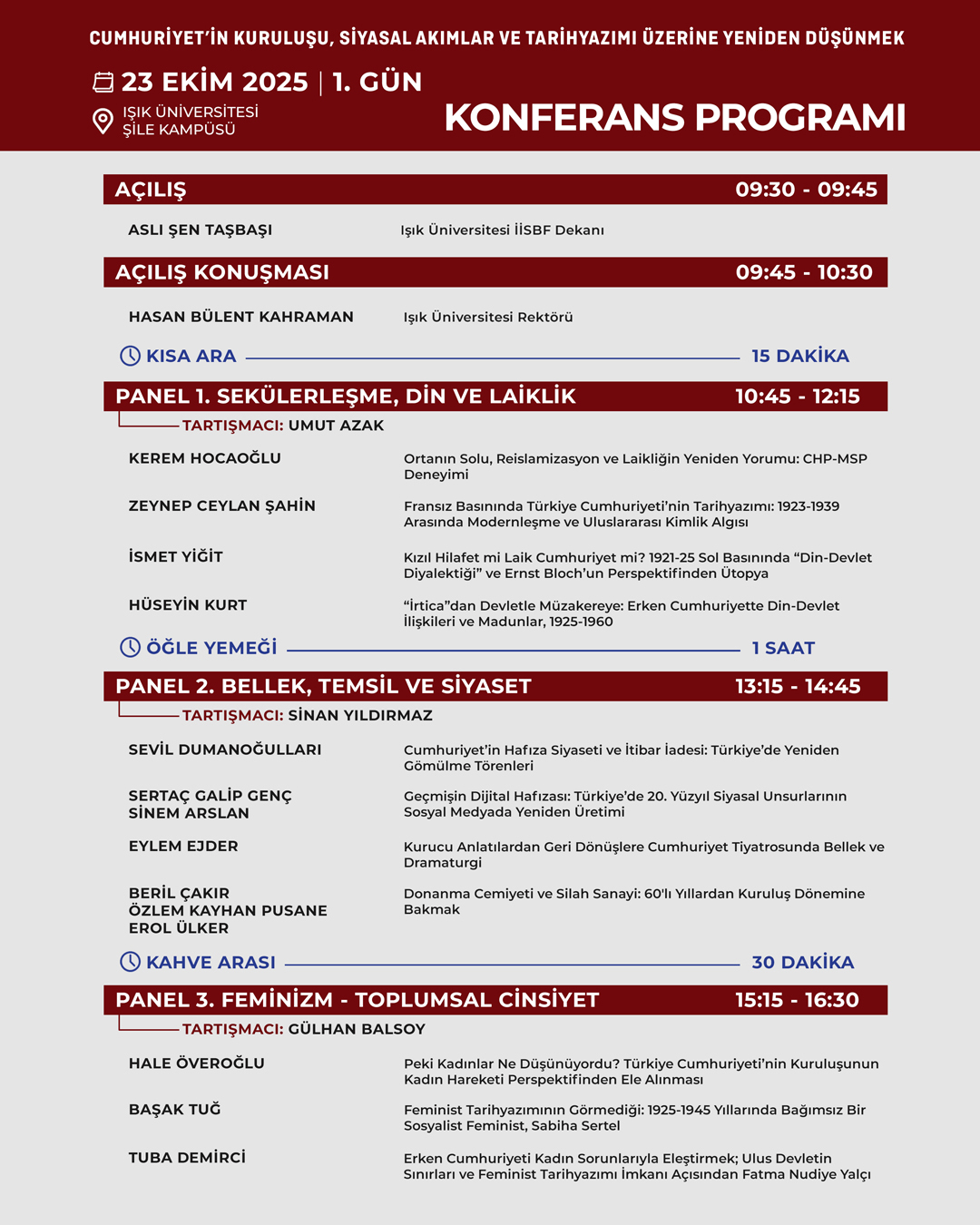 Cumhuriyet’in Kuruluşu, Siyasal Akımlar ve Tarihyazımı Üzerine Yeniden Düşünmek