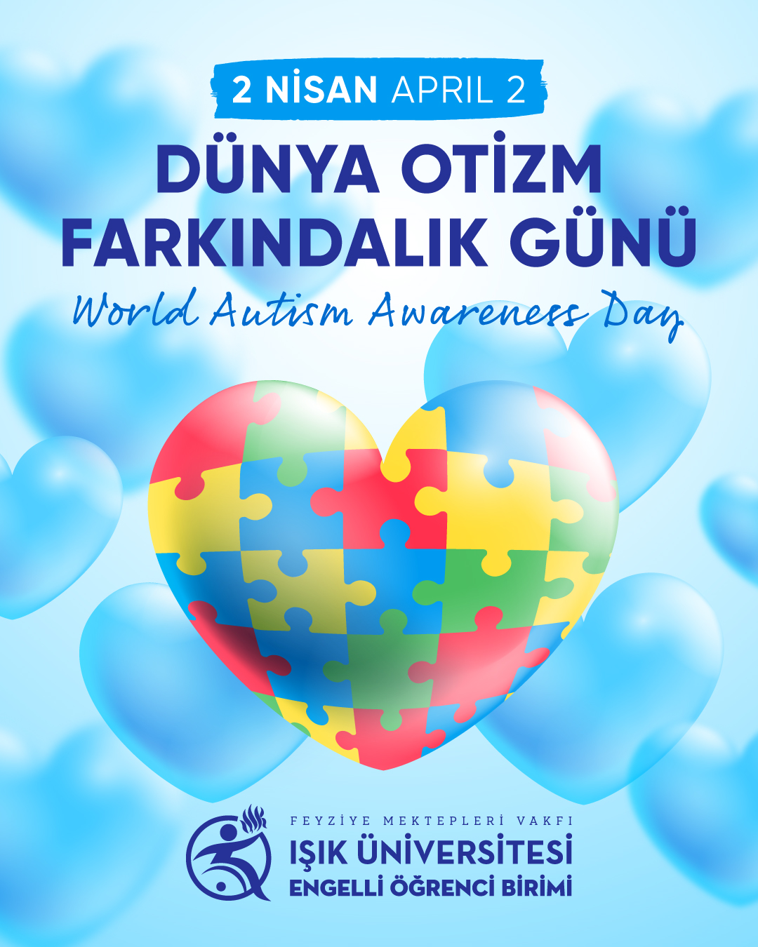 2 Nisan Dünya Otizm Farkındalık Günü