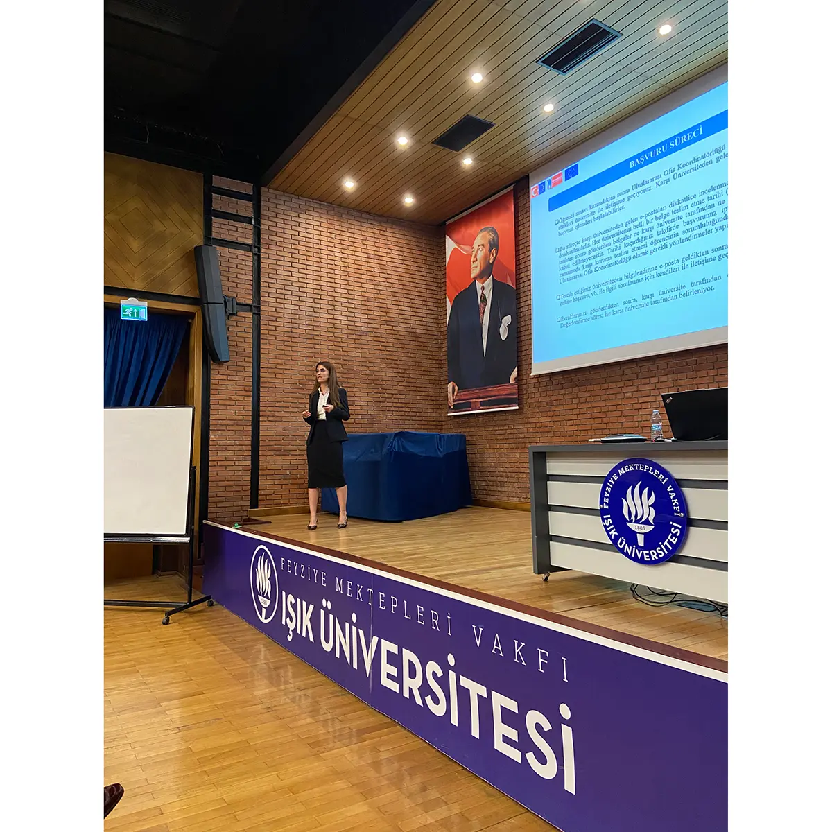 Meslek Yüksekokulumuzda düzenlenen Erasmus+ bilgilendirme toplantısı