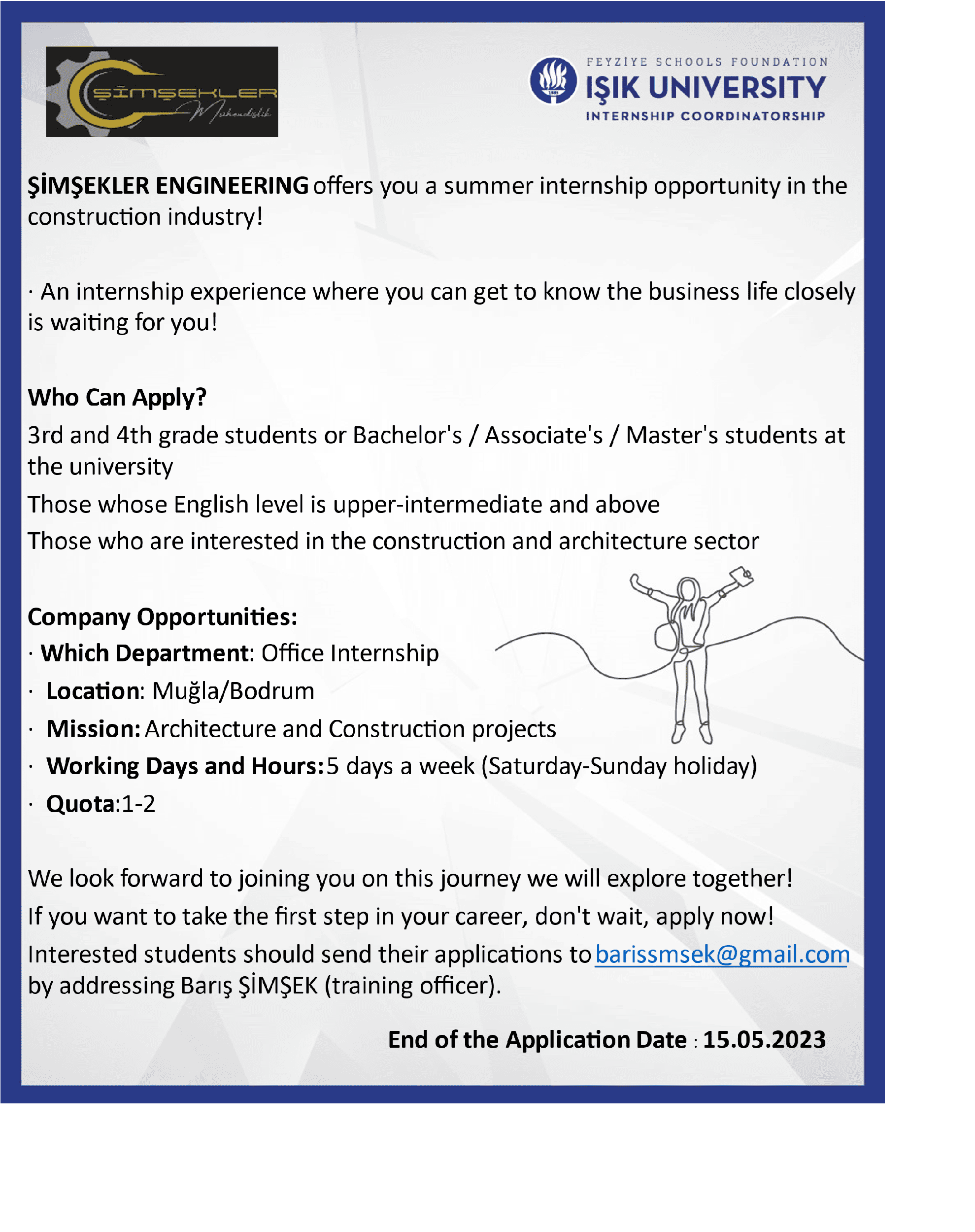 Şimşekler Mühendislik Ofis Stajı