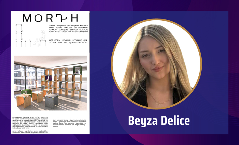 Öğrencimiz Beyza Delice’den Sürdürülebilir Tasarım Başarısı