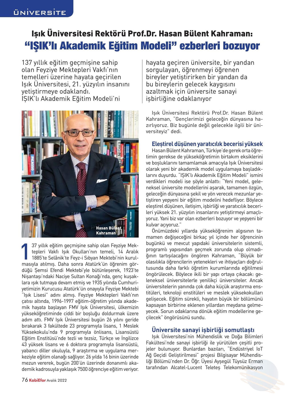 IŞIK'lı Akademik Eğitim Modeli