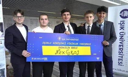 Işık Üniversitesi Işıklı Girişimci Fikirler Yarışması ödül ve hediye çeki takdim töreni