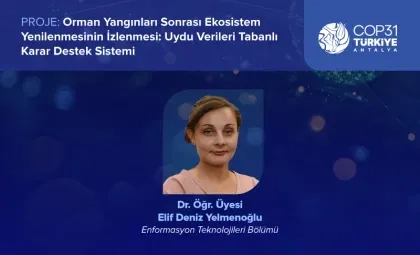 Orman Yangınları Sonrası Ekosistem Yenilenmesini İzlemeye Yönelik Projesi COP31’de